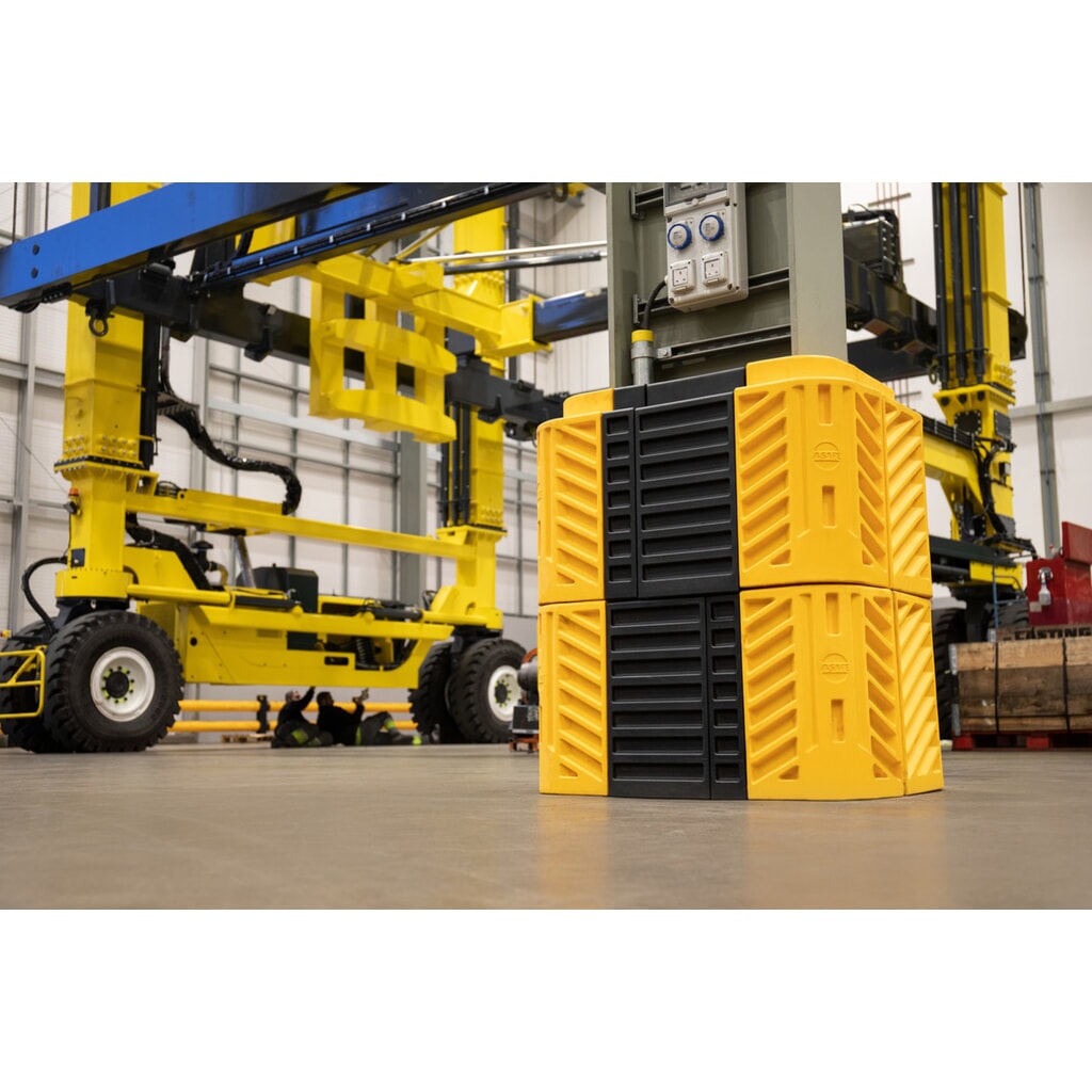 Product image no. 4: A-SAFE FlexiShield column guard made from MEMAPLEX® - column dimensions (WxD) 400x400 mm