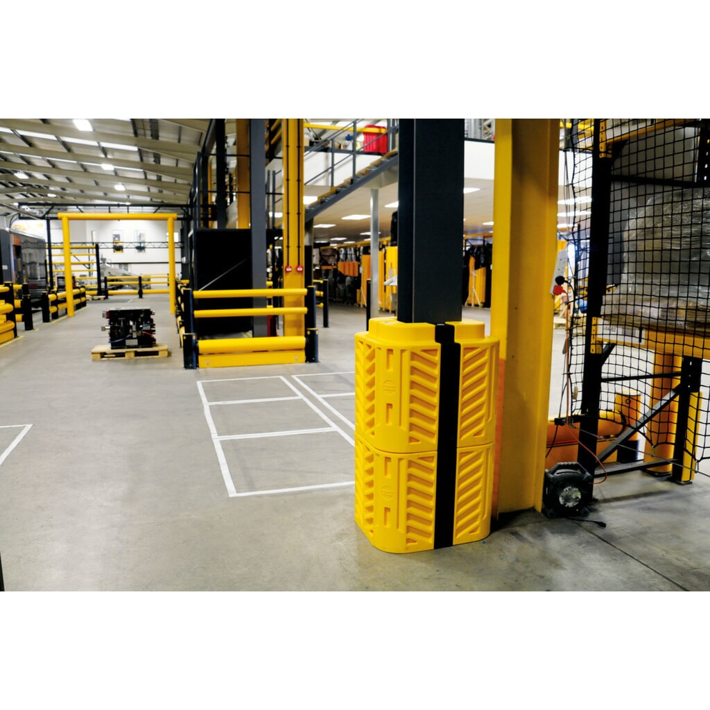 Product image no. 5: A-SAFE FlexiShield column guard made from MEMAPLEX® - column dimensions (WxD) 400x400 mm