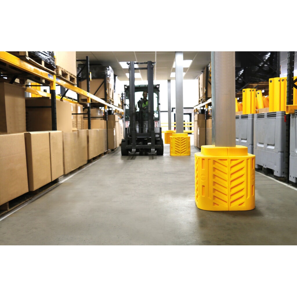 A-SAFE FlexiShield column guard made from MEMAPLEX® - column dimensions (WxD) 400x400 mm Product image no. 6: A-SAFE FlexiShield column guard made from MEMAPLEX® - column dimensions (WxD) 400x400 mm