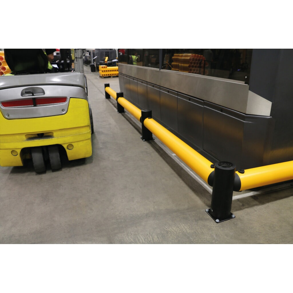 A-SAFE eFlex traffic barrier made from MEMAPLEX®, end post Product image no. 4: A-SAFE eFlex traffic barrier made from MEMAPLEX®, end post