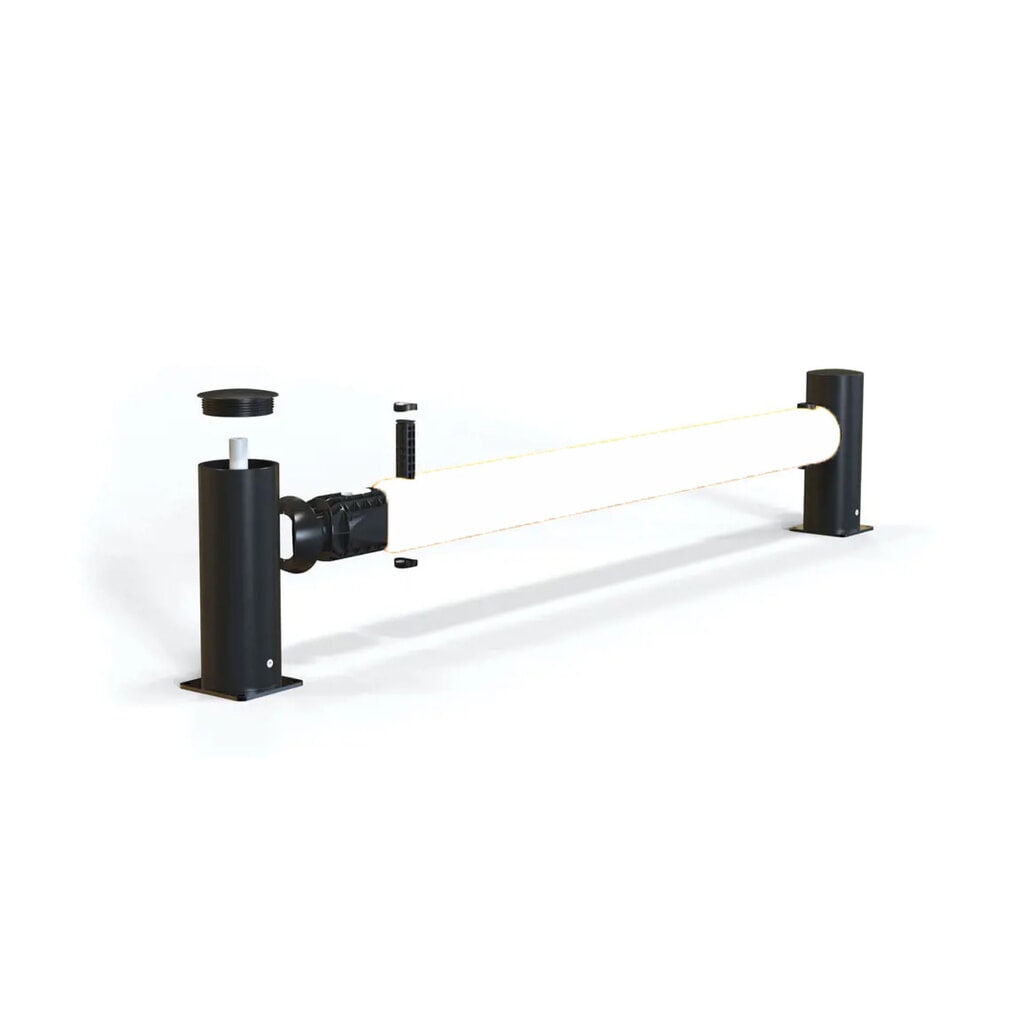 A-SAFE eFlex traffic barrier made from MEMAPLEX®, end post Product image no. 5: A-SAFE eFlex traffic barrier made from MEMAPLEX®, end post