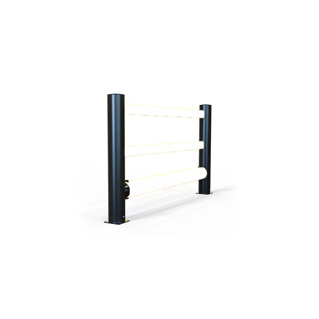 Product image: A-SAFE end post for eFlex traffic barrier made from MEMAPLEX®