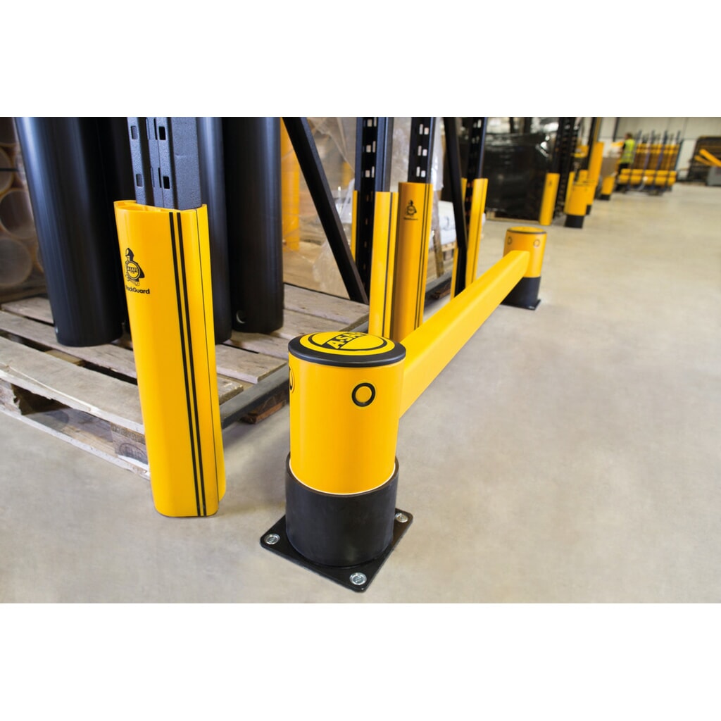 Product image no. 6: A-SAFE rack end barrier made from MEMAPLEX®, single - 1,100 mm length