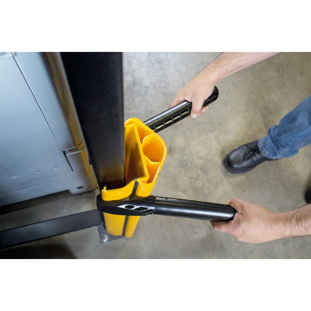 A-SAFE rack leg protector made from MEMAPLEX®, internal dimensions (WxD) 102 x 45 mm Product image no. 7: A-SAFE rack leg protector made from MEMAPLEX®, internal dimensions (WxD) 102 x 45 mm