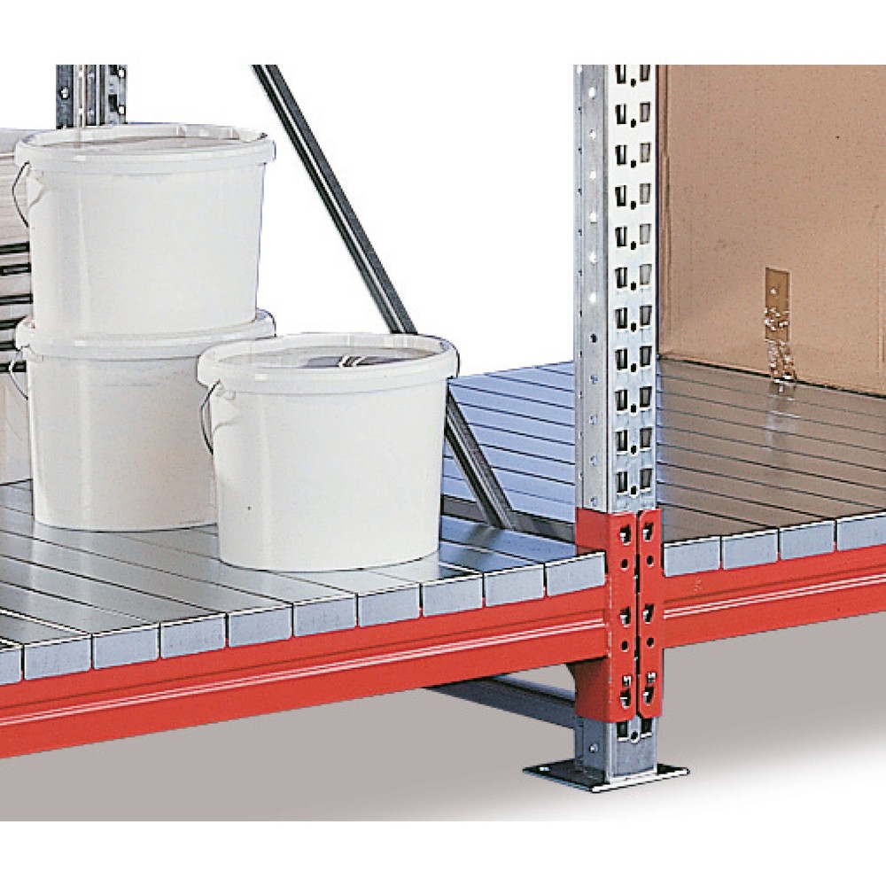 Product image: Additional level for META wide-span rack, with steel panels, WxD 1,825 x 800 mm