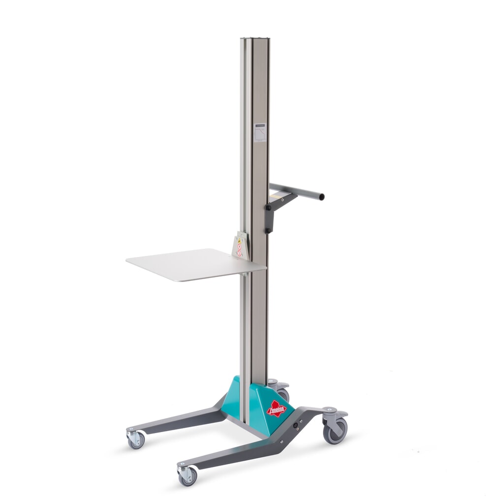 Ameise® electric lifter, electric lifting via rocker switch, with 125 mm/s lifting speed Product image: Ameise® electric lifter, electric lifting via rocker switch, with 125 mm/s lifting speed