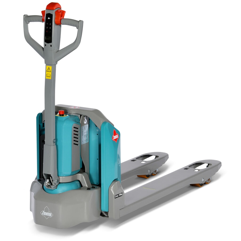 Ameise® PTE 1.5 electric pallet truck, load capacity 1,500 kg, fork length 1,150 mm Product image: Ameise® PTE 1.5 electric pallet truck, load capacity 1,500 kg, fork length 1,150 mm