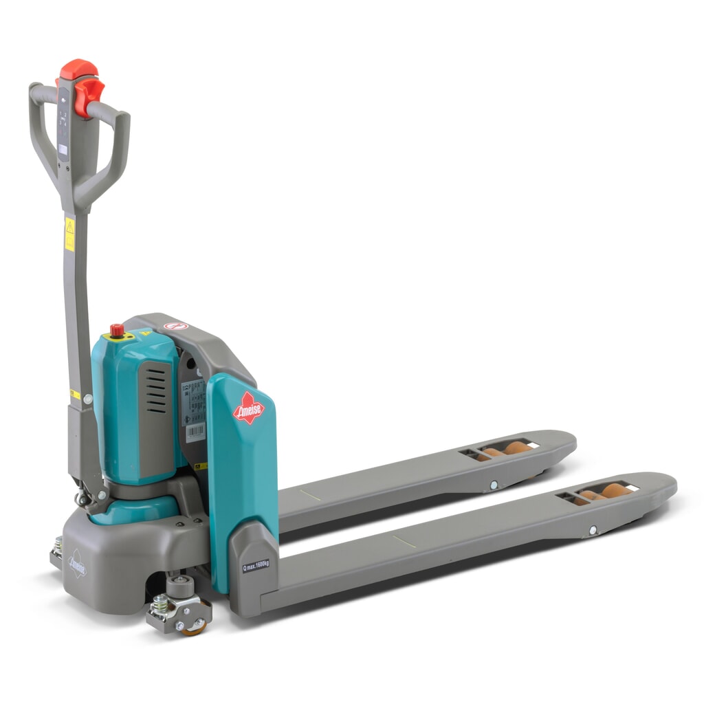 Ameise® PTE 1.6 electric pallet truck, load capacity 1,600 kg, fork length 1,150 mm Product image: Ameise® PTE 1.6 electric pallet truck, load capacity 1,600 kg, fork length 1,150 mm