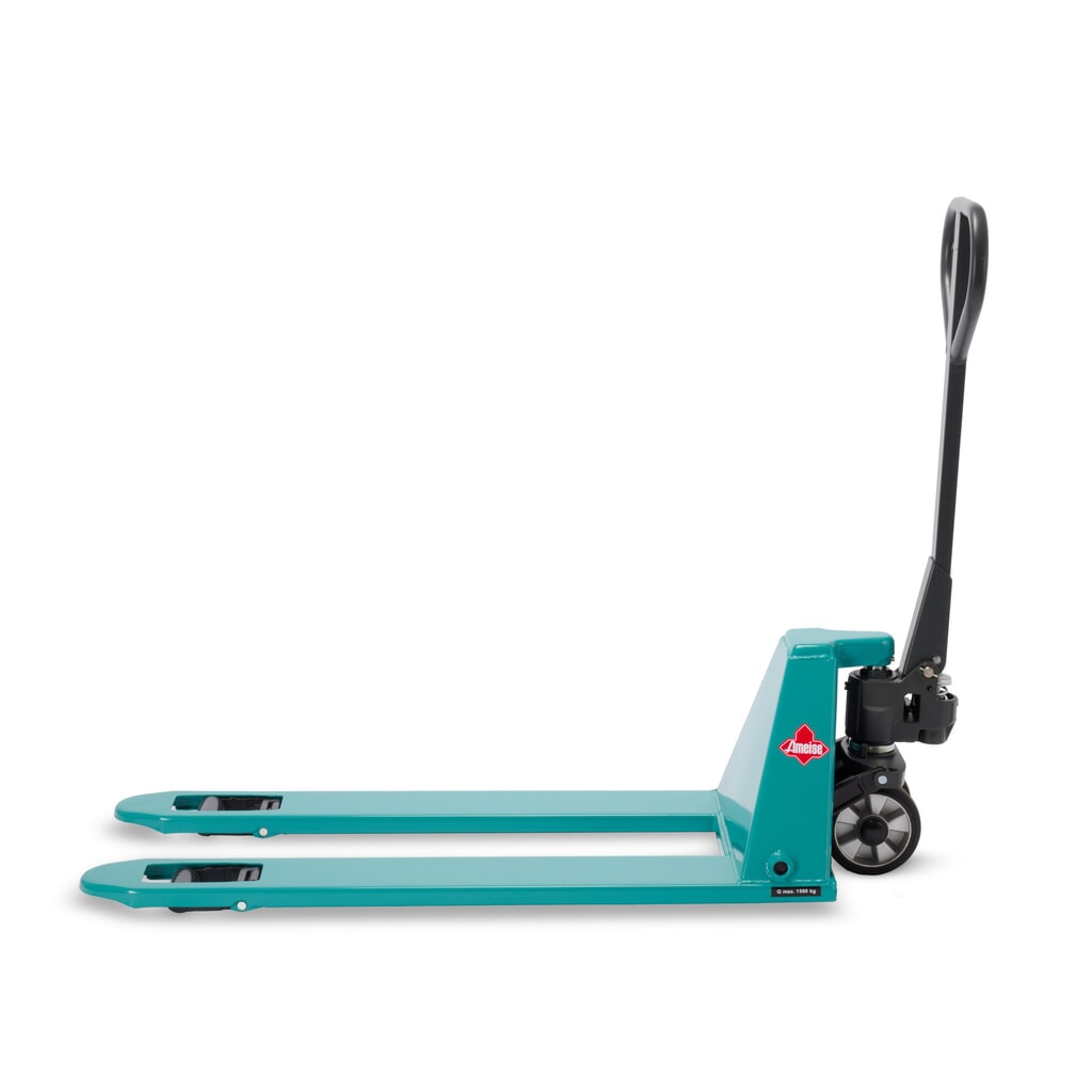 Ameise® PTM 1.5 Low, low-profile hand pallet truck, load capacity 1,500 kg, fork length 1,150 mm, solid rubber / polyurethane Product image no. 4: Ameise® PTM 1.5 Low, low-profile hand pallet truck, load capacity 1,500 kg, fork length 1,150 mm, solid rubber / polyurethane