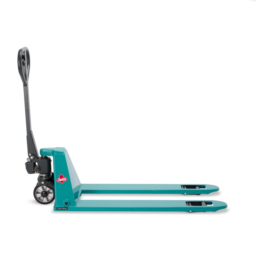 Ameise® PTM 1.5 Low, low-profile hand pallet truck, load capacity 1,500 kg, fork length 1,150 mm, solid rubber / polyurethane Product image no. 5: Ameise® PTM 1.5 Low, low-profile hand pallet truck, load capacity 1,500 kg, fork length 1,150 mm, solid rubber / polyurethane