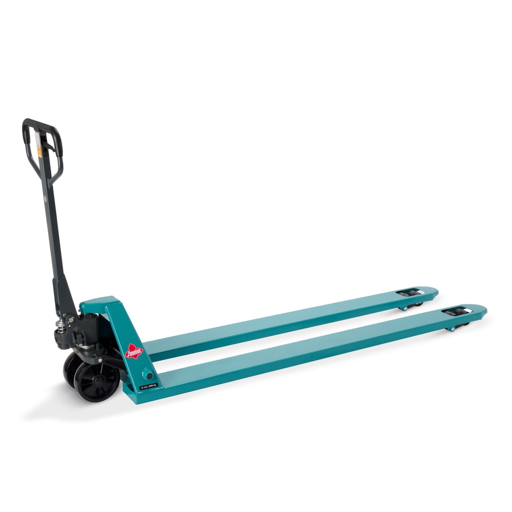 Product image: Ameise® PTM 2.0 hand pallet truck, capacity 2,000 kg, fork length 2,000 mm, polyurethane, tandem rollers