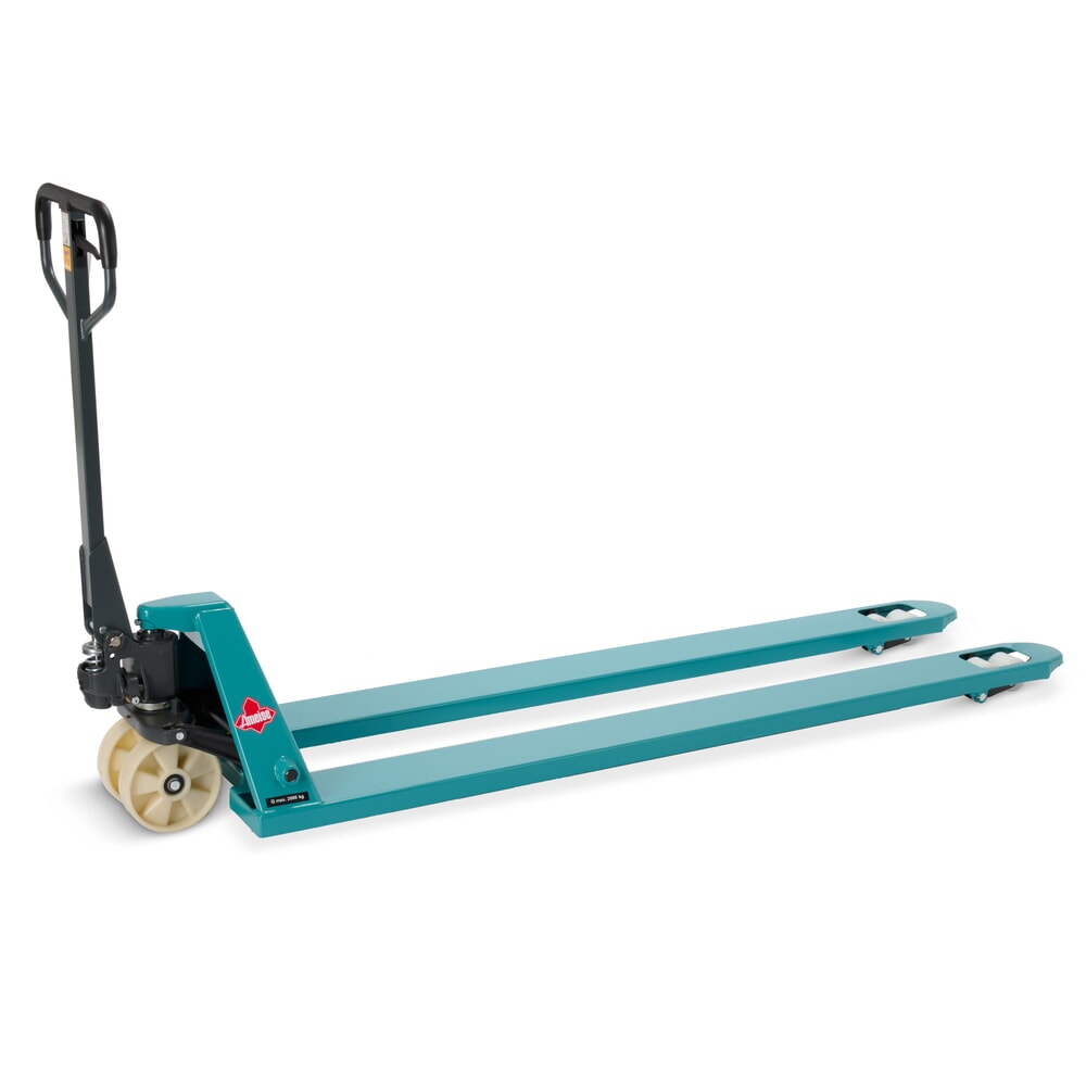 Product image: Ameise® PTM 2.0 hand pallet truck, capacity 2,000 kg, fork length 2,000 mm, nylon, tandem rollers