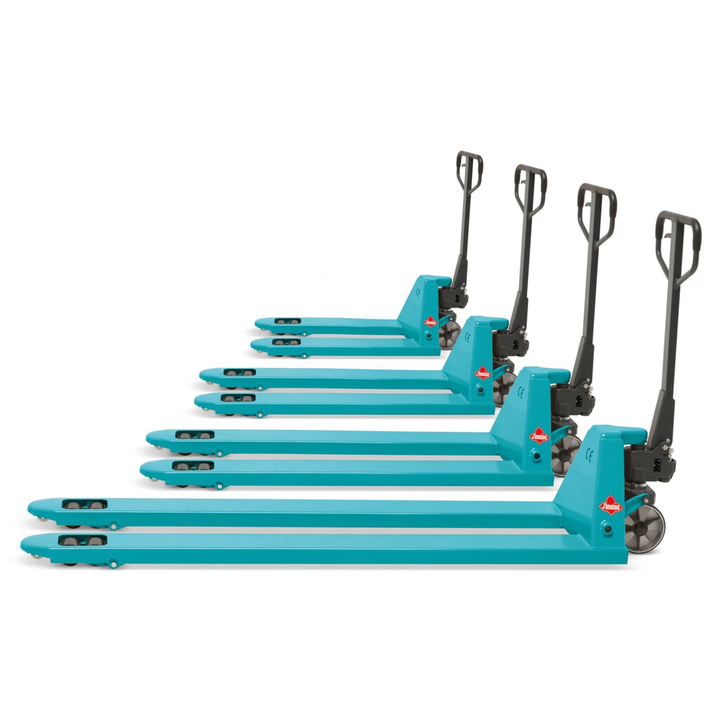 Ameise® PTM 2.0 hand pallet truck, load capacity 2,000 kg, fork length 1,500 mm, polyurethane, tandem rollers Product image no. 4: Ameise® PTM 2.0 hand pallet truck, load capacity 2,000 kg, fork length 1,500 mm, polyurethane, tandem rollers