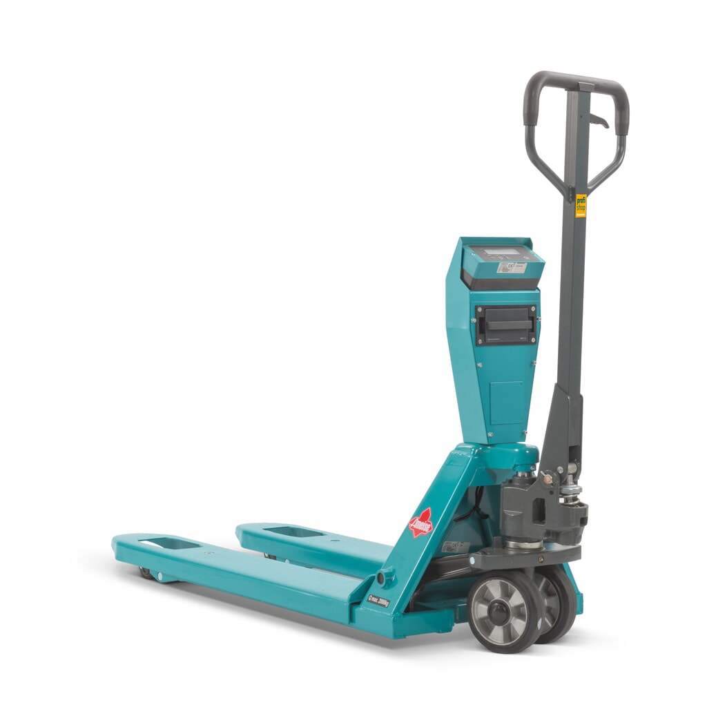 Ameise® PTM 2.0 Scale pallet truck with precision scale, load capacity 2,000 kg Product image: Ameise® PTM 2.0 Scale pallet truck with precision scale, load capacity 2,000 kg