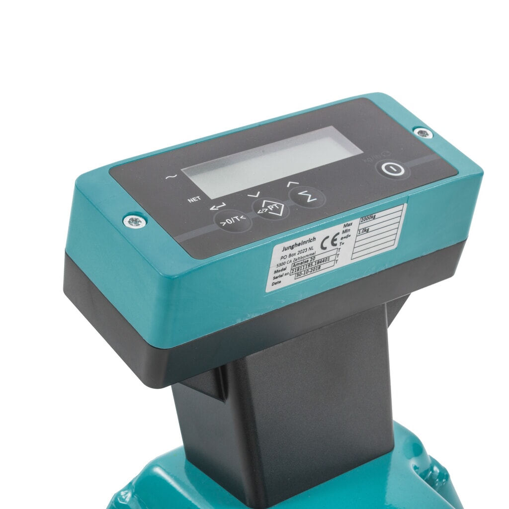 Ameise PTM® 2.0 Scale pallet truck with weighing scale, 1 kg increments, load capacity 2,000 kg Product image no. 4: Ameise PTM® 2.0 Scale pallet truck with weighing scale, 1 kg increments, load capacity 2,000 kg