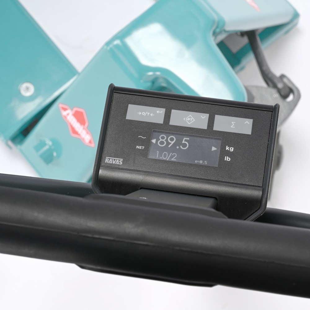 Product image no. 3: Ameise® PTM 2.0 Scale weighing pallet truck featuring display on tiller head, load capacity 2,000 kg, single rollers