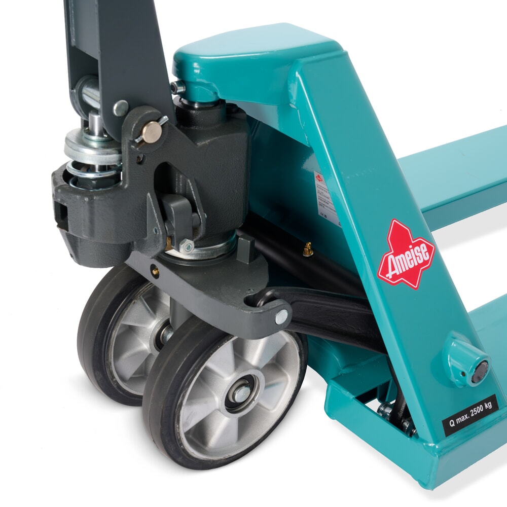 Produktabbildung Nr. 13: Ameise® PTM 2.5 hand pallet truck with quick lift, capacity 2,500 kg, fork length 1,150 mm, solid rubber / polyurethane, tandem rollers