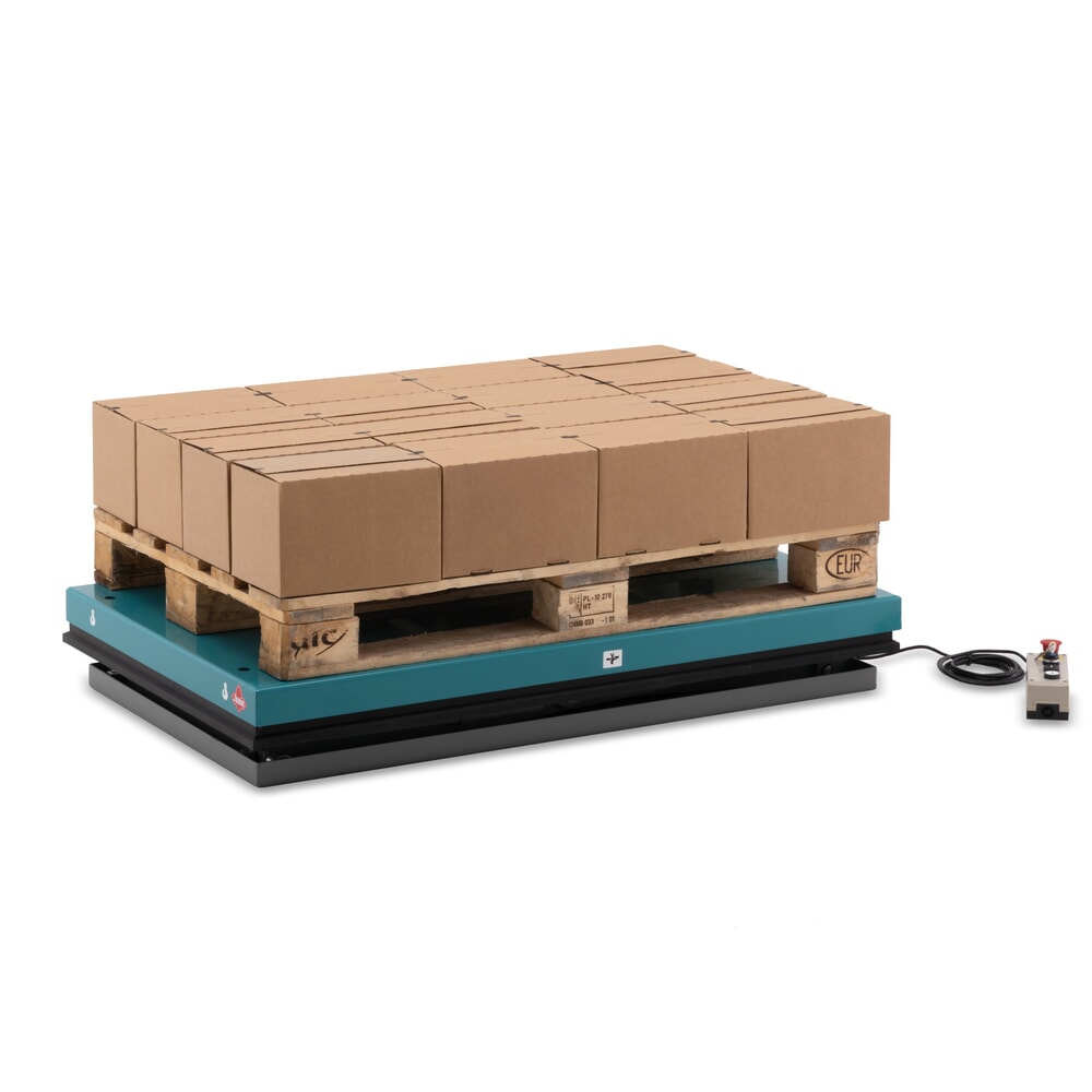 Produktabbildung Nr. 5: Scissor lift table, single scissor, capacity 500 kg, platform dimensions 1,300 x 800 mm, Ameise®