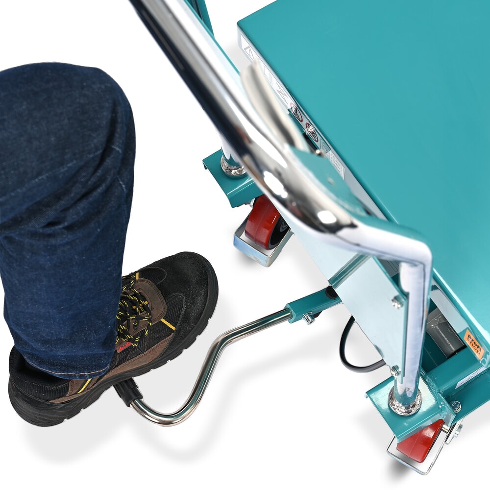 Product image no. 10: Scissor lift table on wheels, fixed handlebar, capacity 500 kg, dimensions 850 x 500 mm, Ameise®