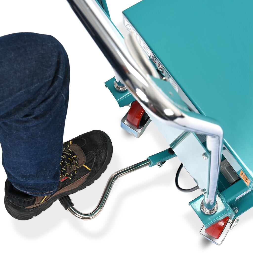 Product image no. 11: Scissor lift table on wheels, fixed handlebar, capacity 500 kg, dimensions 850 x 500 mm, Ameise®