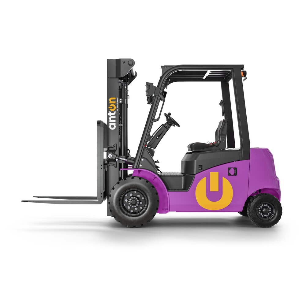 Product image no. 2: AntOn by Jungheinrich electric forklift truck CBH 3.0 with two-stage telescopic mast, lift height 3,300 mm, load capacity 3.000 kg, incl. external charger 80 V, 60 A, CEE, 5-pin