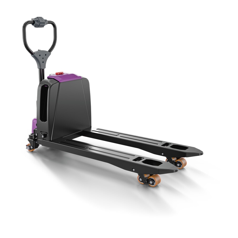 Product image no. 6: AntOn by Jungheinrich electric pallet truck PTL 1.5 with support wheels, extra wide for special pallets, load capacity 1,500 kg, fork length 1.150 mm