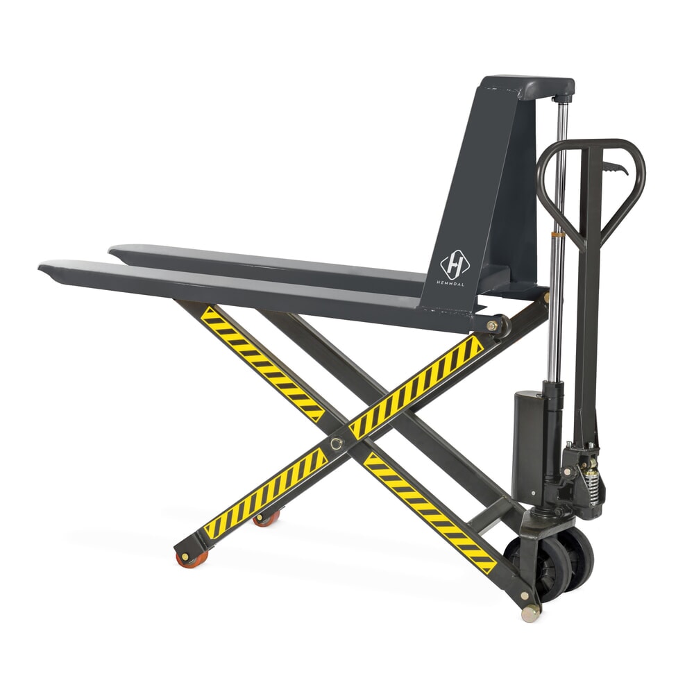 Product image no. 2: HEMMDAL PTM 1.0 Scissor pallet truck with scissor lift, load capacity 1,000 kg, fork length 1,150 mm, polyurethane, single roller