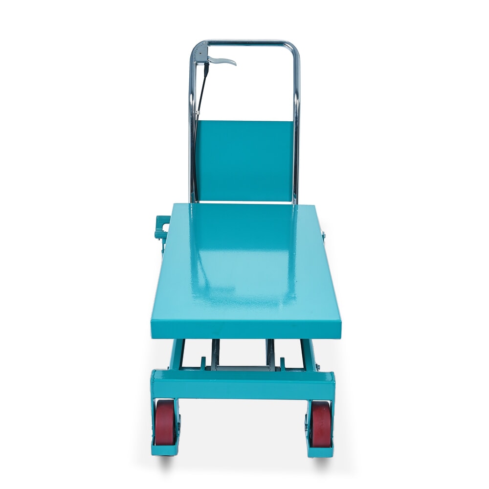 Product image no. 4: Scissor lift table on wheels, fixed handlebar, capacity 750 kg, dimensions 1,000 x 510 mm, Ameise®