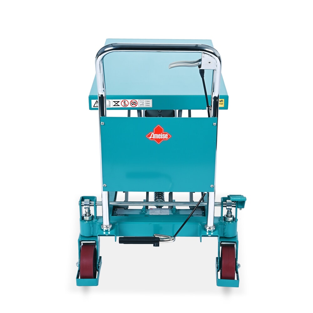 Product image no. 5: Scissor lift table on wheels, fixed handlebar, capacity 750 kg, dimensions 1,000 x 510 mm, Ameise®