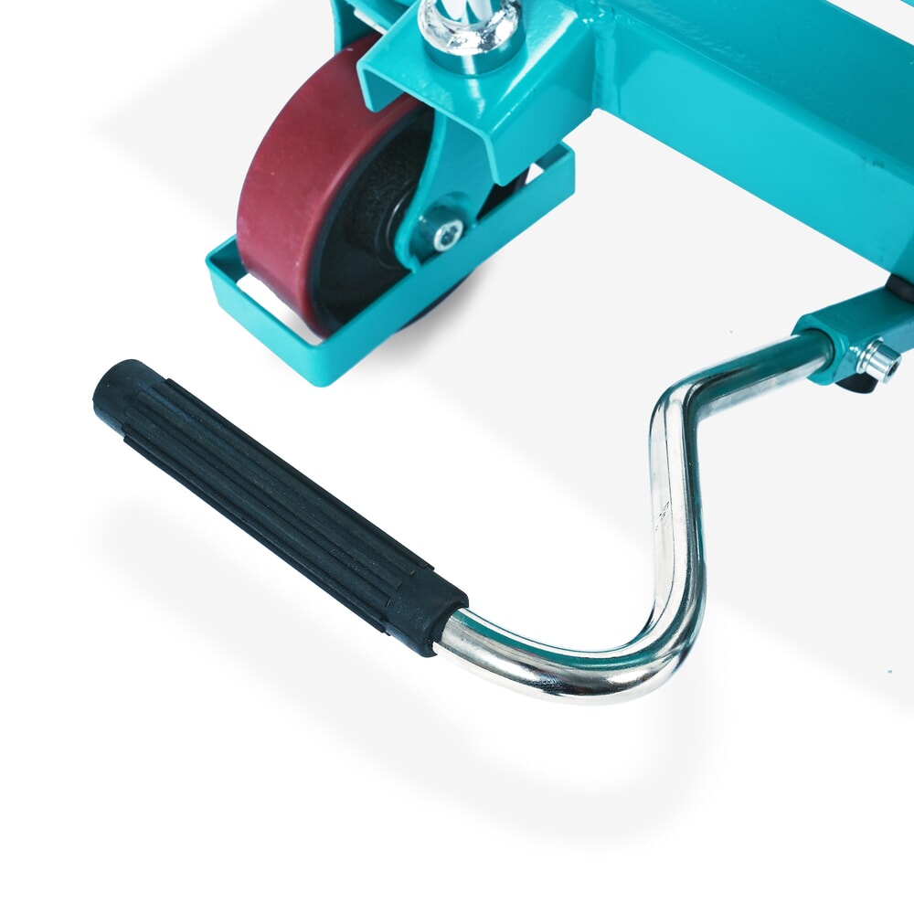 Product image no. 6: Scissor lift table on wheels, fixed handlebar, capacity 750 kg, dimensions 1,000 x 510 mm, Ameise®