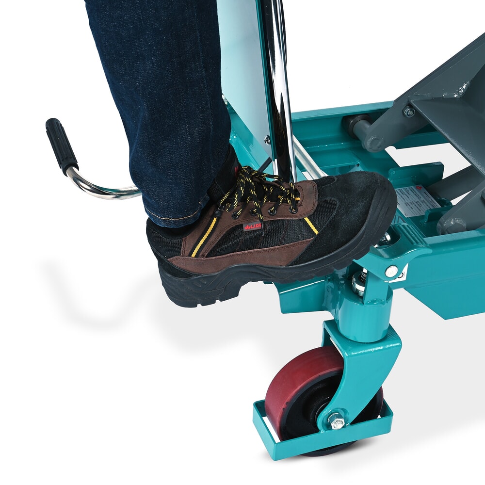 Product image no. 8: Scissor lift table on wheels, fixed handlebar, capacity 750 kg, dimensions 1,000 x 510 mm, Ameise®