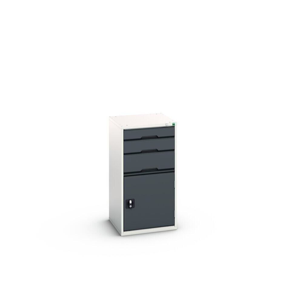 Product image no. 3: bott verso drawer cabinet with hinged door, with 3 drawers and shelf, WxDxH: 525 x 550 x 1000 mm