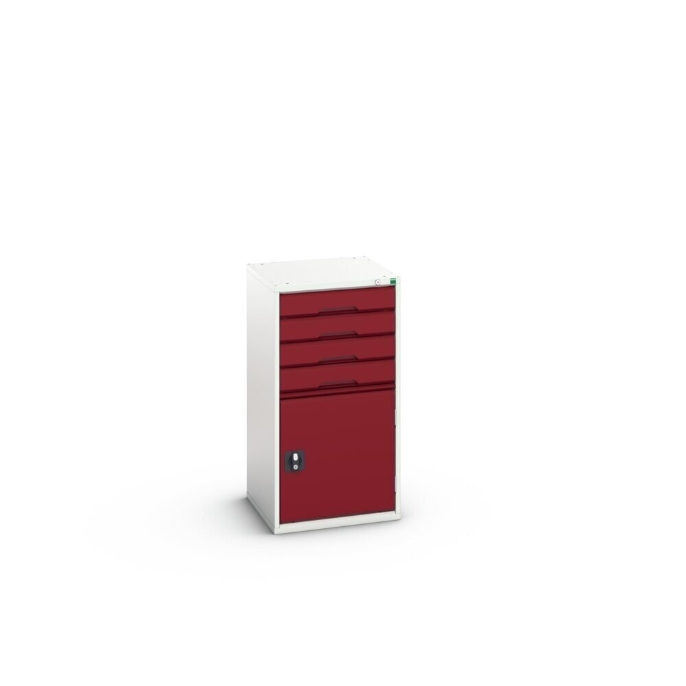 Product image no. 3: bott verso drawer cabinet with hinged door, with 4 drawers and shelf, WxDxH: 525 x 550 x 1000 mm
