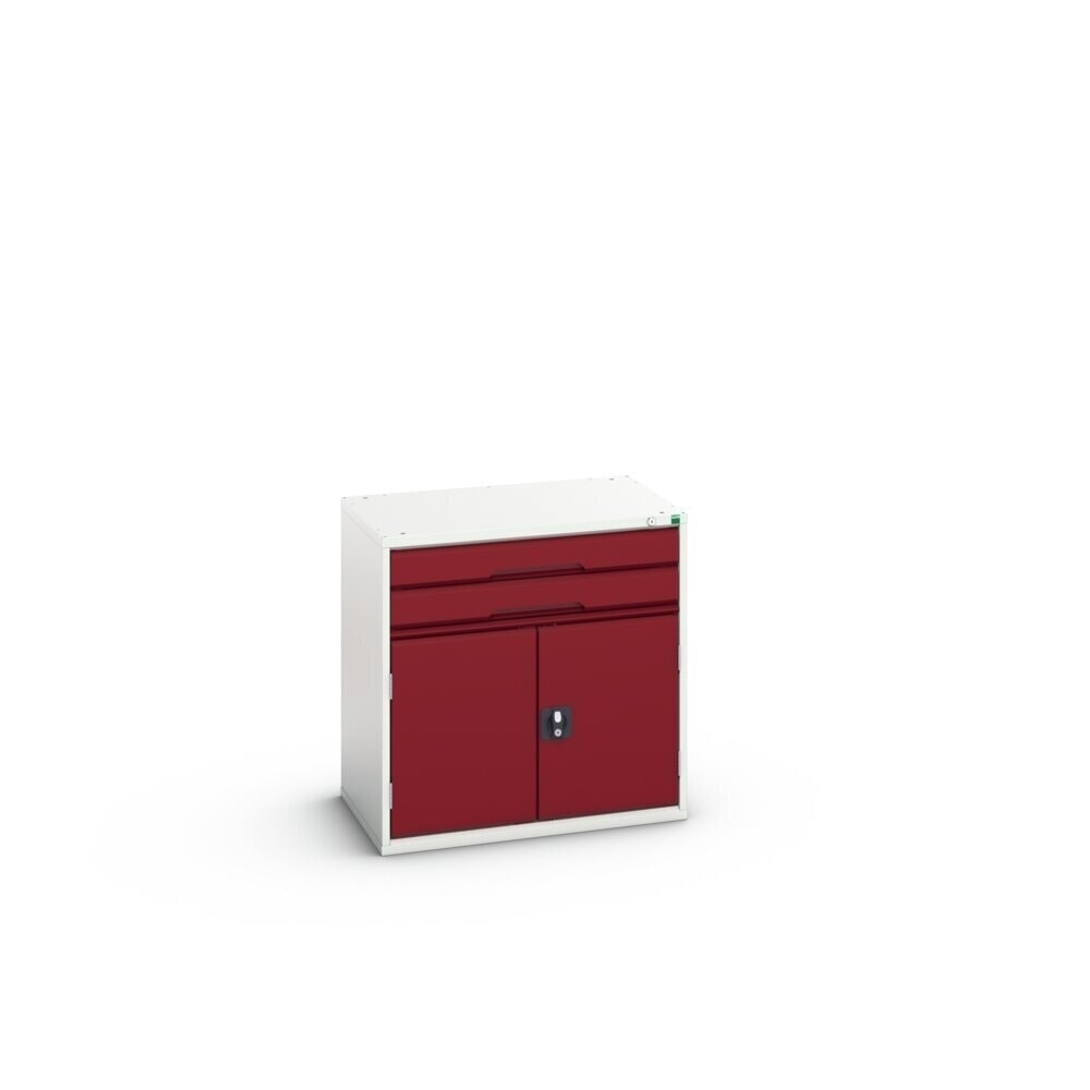 Product image no. 2: bott verso drawer cabinet with hinged door, with 2 drawers and shelf, WxDxH: 800 x 550 x 800 mm