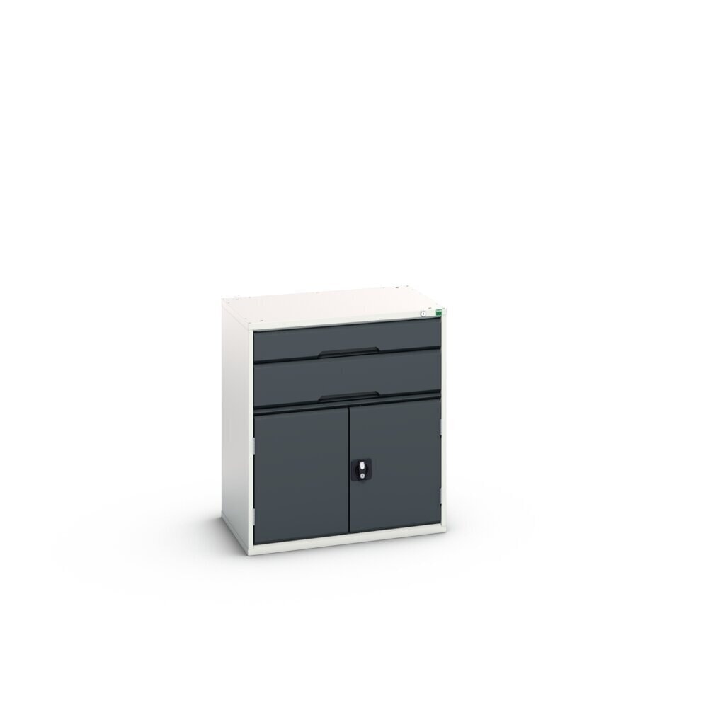 Product image no. 2: bott verso drawer cabinet with hinged door, with 2 drawers and shelf, WxDxH: 800 x 550 x 900 mm