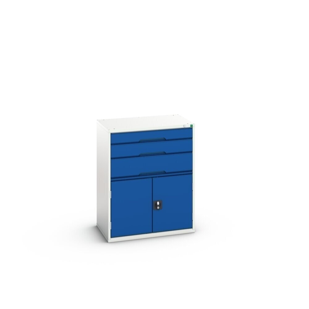 Product image no. 2: bott verso drawer cabinet with hinged door, with 3 drawers and shelf, WxDxH: 800 x 550 x 1000 mm