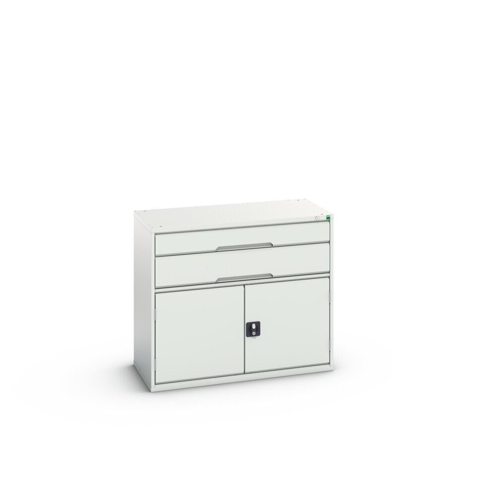 Product image no. 2: bott verso drawer cabinet with hinged door, with 2 drawers and shelf, WxDxH: 1050 x 550 x 900 mm