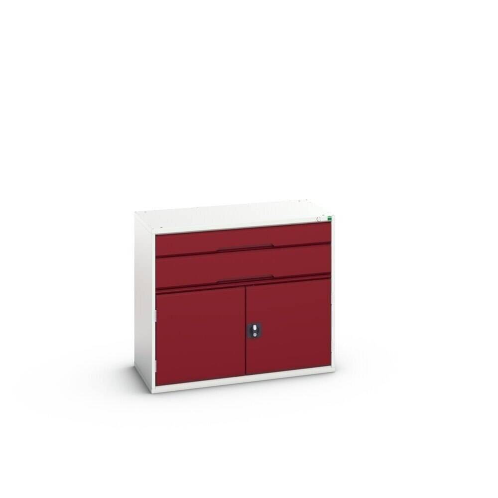 Product image no. 2: bott verso drawer cabinet with hinged door, with 2 drawers and shelf, WxDxH: 1050 x 550 x 900 mm