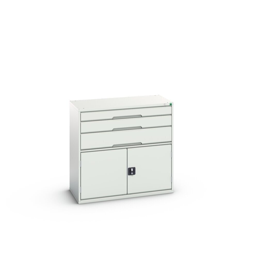 Product image no. 2: bott verso drawer cabinet with hinged door, with 3 drawers and shelf, WxDxH: 1050 x 550 x 1000 mm