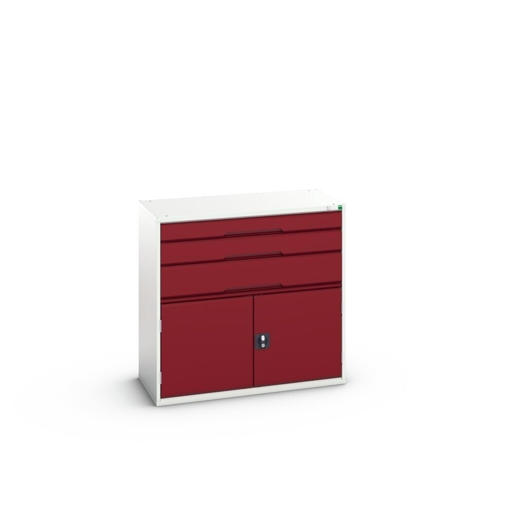 Product image no. 2: bott verso drawer cabinet with hinged door, with 3 drawers and shelf, WxDxH: 1050 x 550 x 1000 mm
