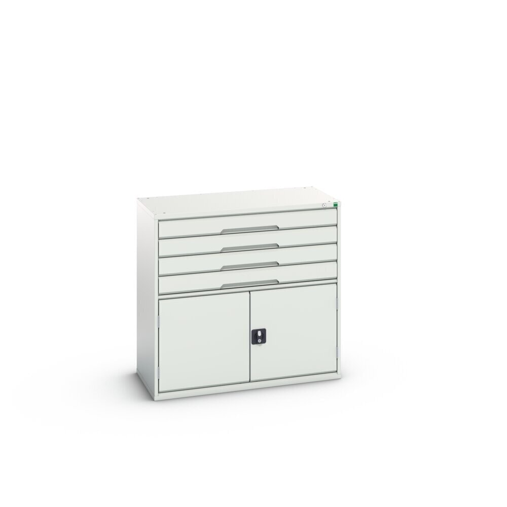 Product image no. 2: bott verso drawer cabinet with hinged door, with 4 drawers and shelf, WxDxH: 1050 x 550 x 1000 mm