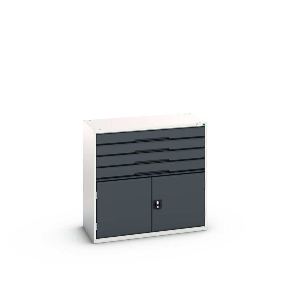 Product image no. 2: bott verso drawer cabinet with hinged door, with 4 drawers and shelf, WxDxH: 1050 x 550 x 1000 mm