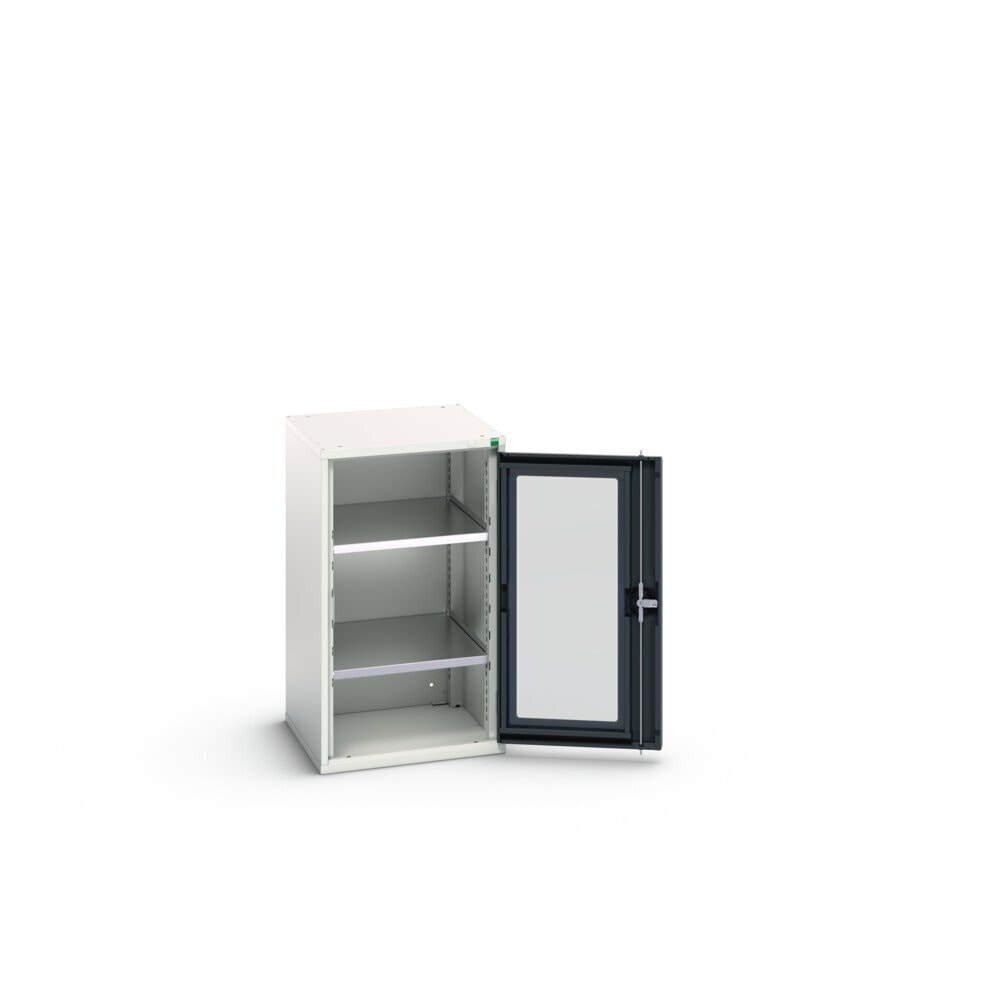 Product image no. 3: bott verso side cabinet with see-through panel, with 2 shelves, WxDxH: 525 x 550 x 900 mm