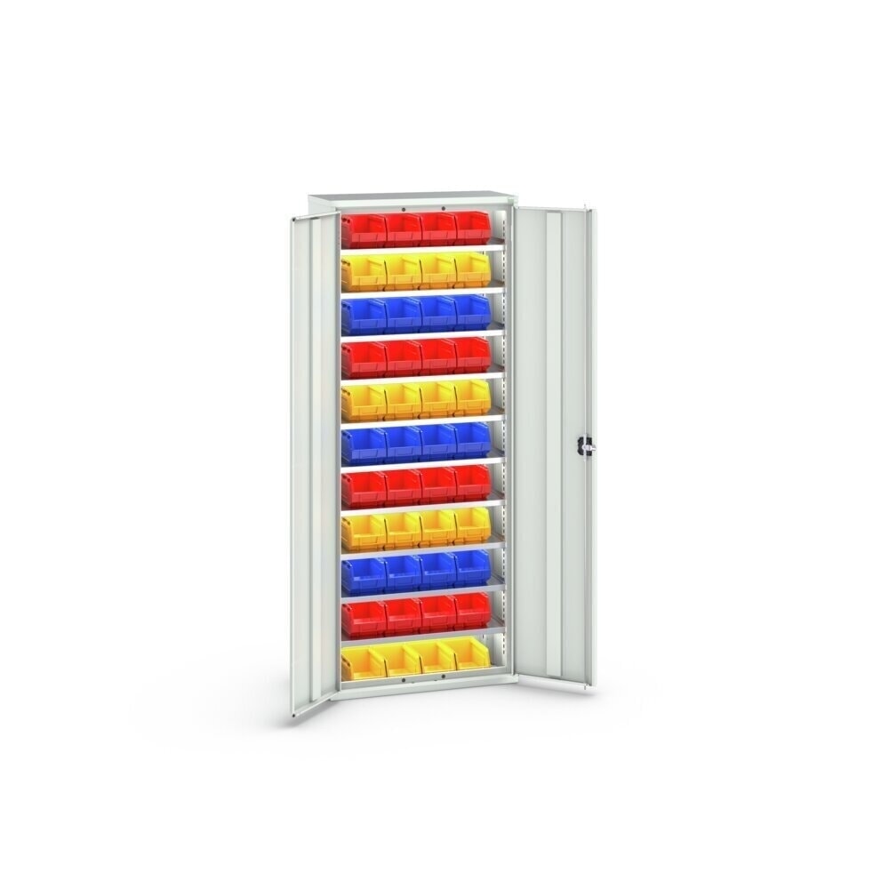 Product image no. 3: bott verso storage cabinet with 10 shelves and 44 storage bins, WxDxH: 800 x 350 x 2000 mm