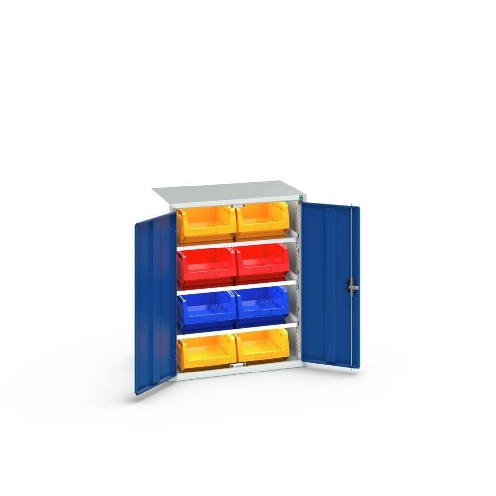 Product image no. 3: bott verso storage cabinet with 3 shelves and 8 storage bins, WxDxH: 800 x 550 x 1000 mm