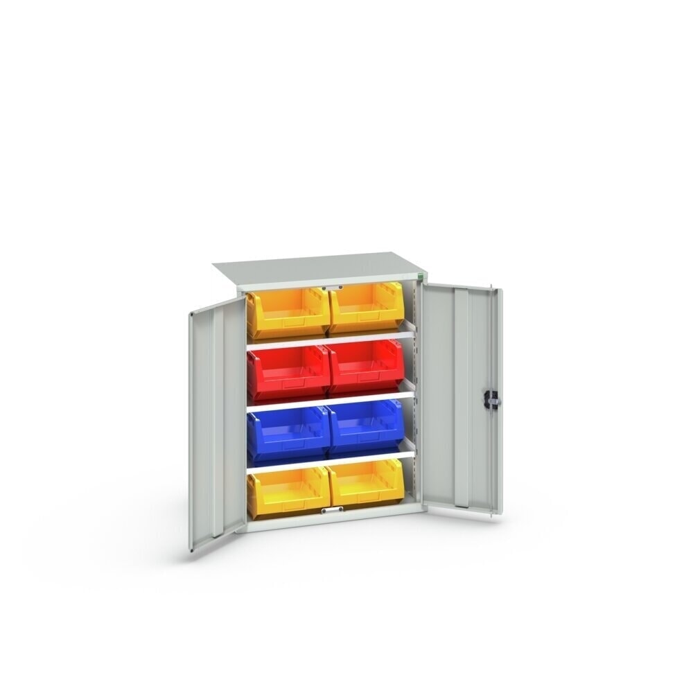 Product image no. 3: bott verso storage cabinet with 3 shelves and 8 storage bins, WxDxH: 800 x 550 x 1000 mm
