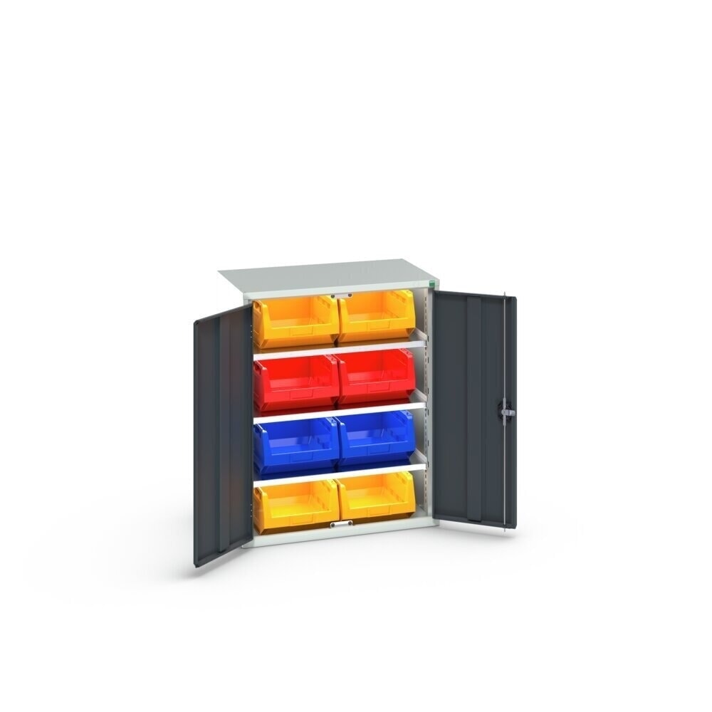 Product image no. 3: bott verso storage cabinet with 3 shelves and 8 storage bins, WxDxH: 800 x 550 x 1000 mm