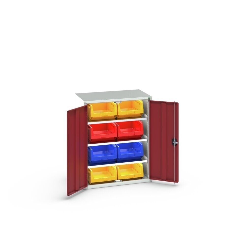 Product image no. 3: bott verso storage cabinet with 3 shelves and 8 storage bins, WxDxH: 800 x 550 x 1000 mm
