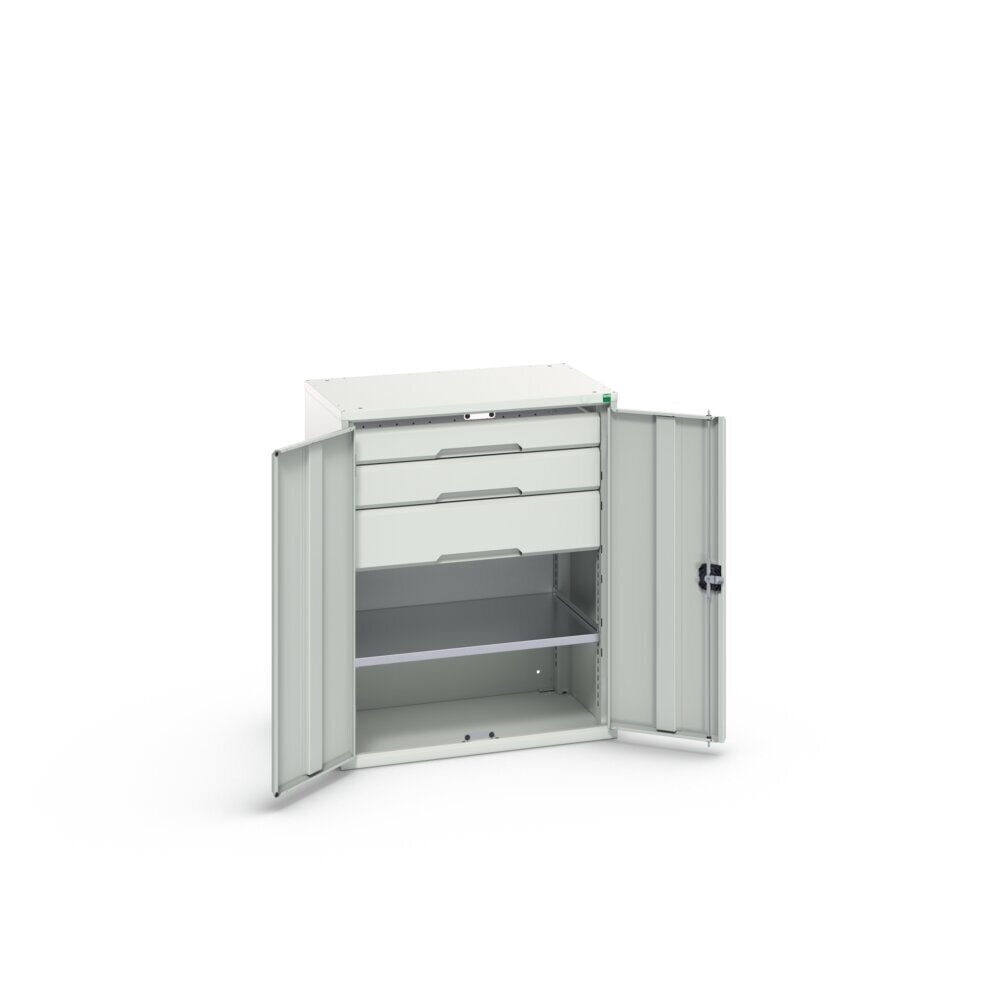 Product image no. 3: bott verso side cabinet with drawers, with 1 shelf and 3 drawers, WxDxH: 800 x 550 x 1000 mm