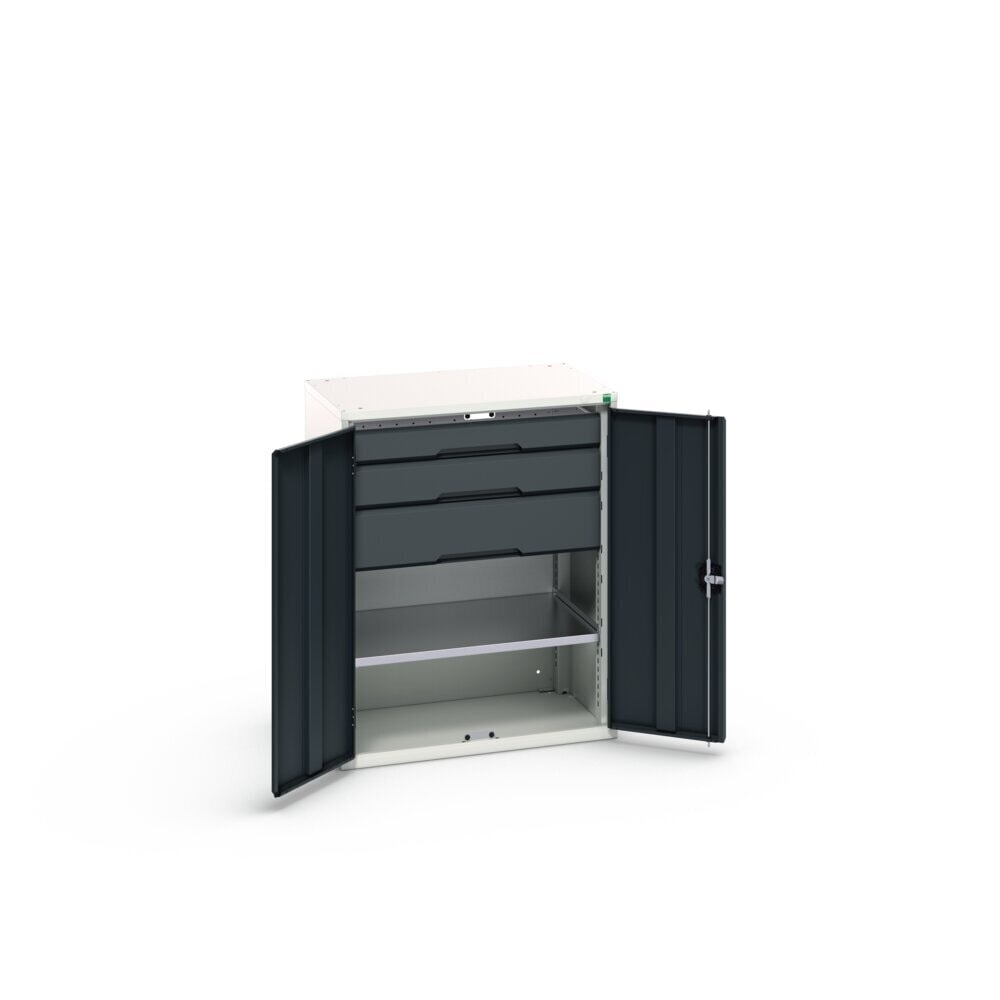 Product image no. 3: bott verso side cabinet with drawers, with 1 shelf and 3 drawers, WxDxH: 800 x 550 x 1000 mm